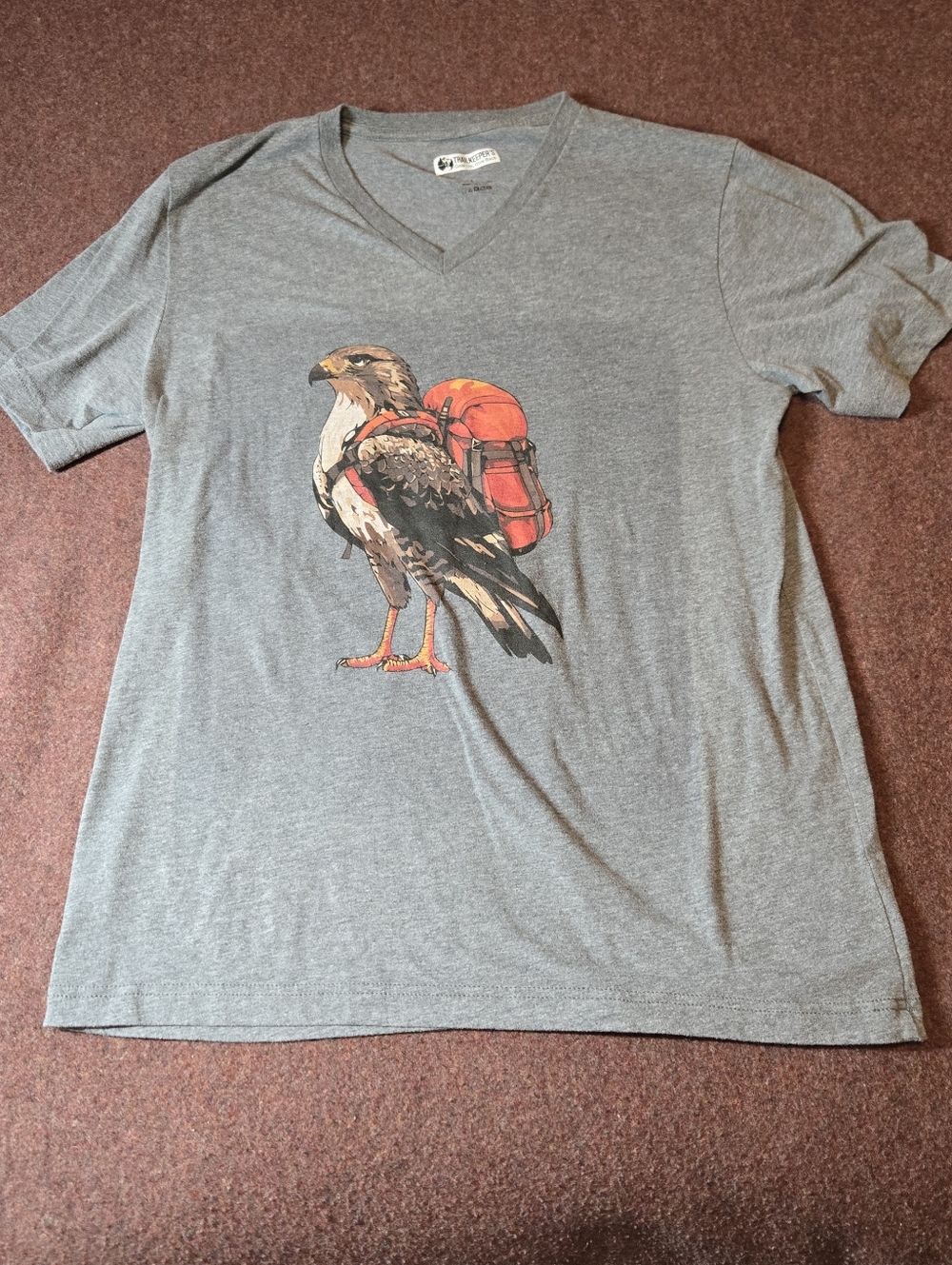 Trailkeeper's Clothing Co. Hawk Backpacker T-Shirt Size Large